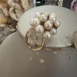 Beautiful  Real Pearls Ring 
