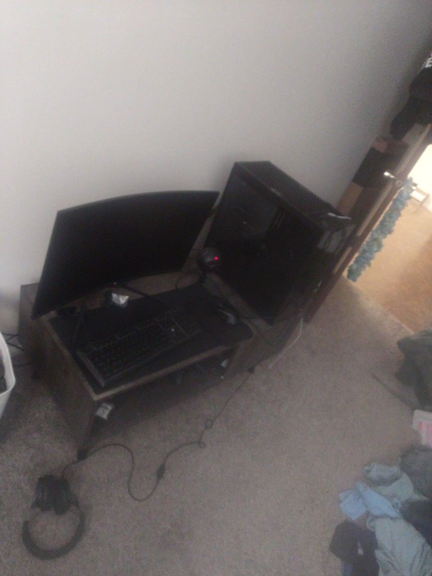 HP Omen 40l With Curved Monitor
