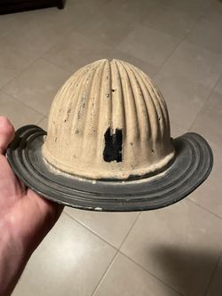 Old 1930’s-1940’s Fireman’s Helmet