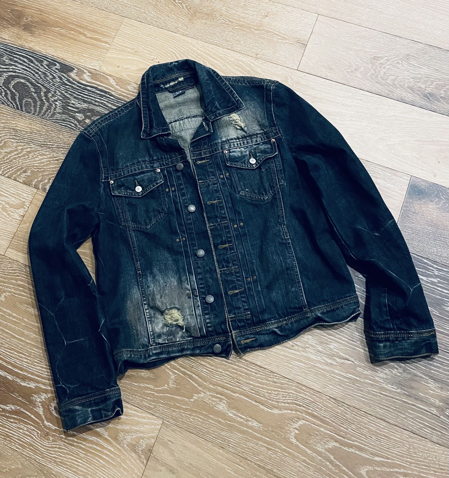 Armani Exchange Denim Jacket Size