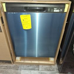 GE 24 In Built-in Tall Tub Front Control Stainless Steel Dishwasher With Dry Boost 59dBA