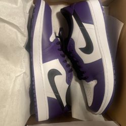 Jordan 1 Retro Low Golf Court Purple Size 13