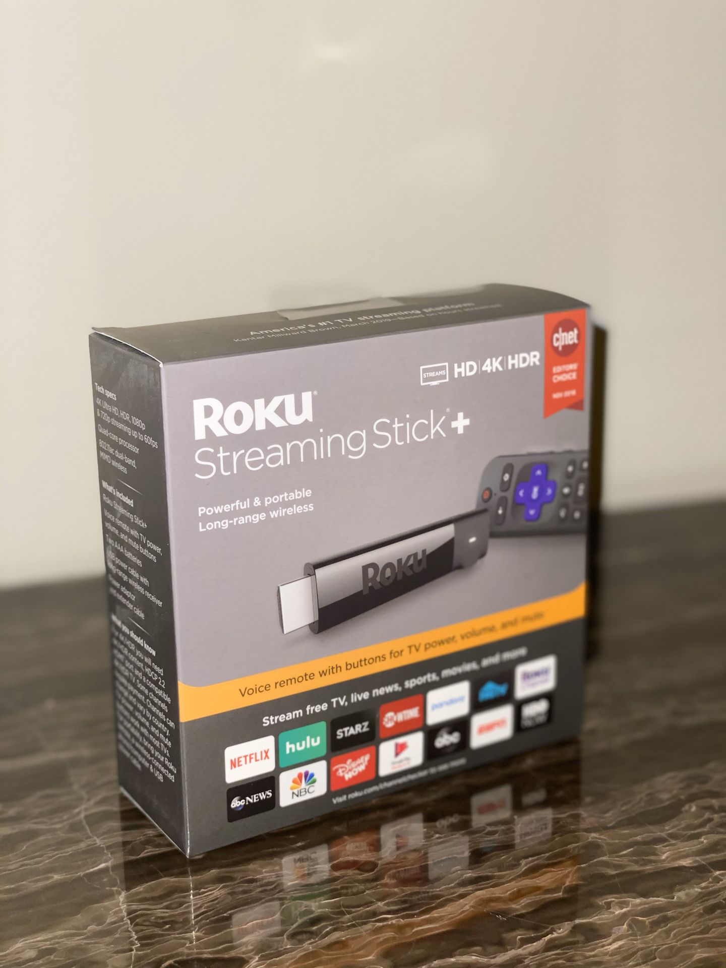 Roku Streaming Stick+ | HD/4K/HDR Streaming Device