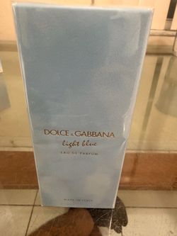 D&G light blue for woman