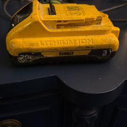 Used Dewalt 20v 3 AH BATTERY