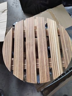 Wooden plant caddy