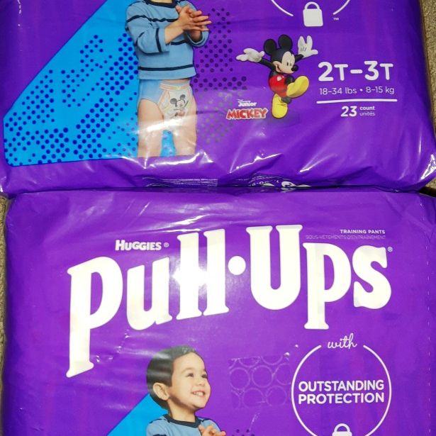 2 Bags of Huggies Pull-Ups Boys Size 2T-3T