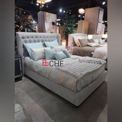 New Queen Size Bed Frame // Mattress Sold Separately 