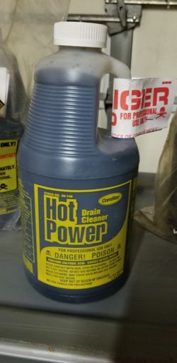 Hot power drain cleaner