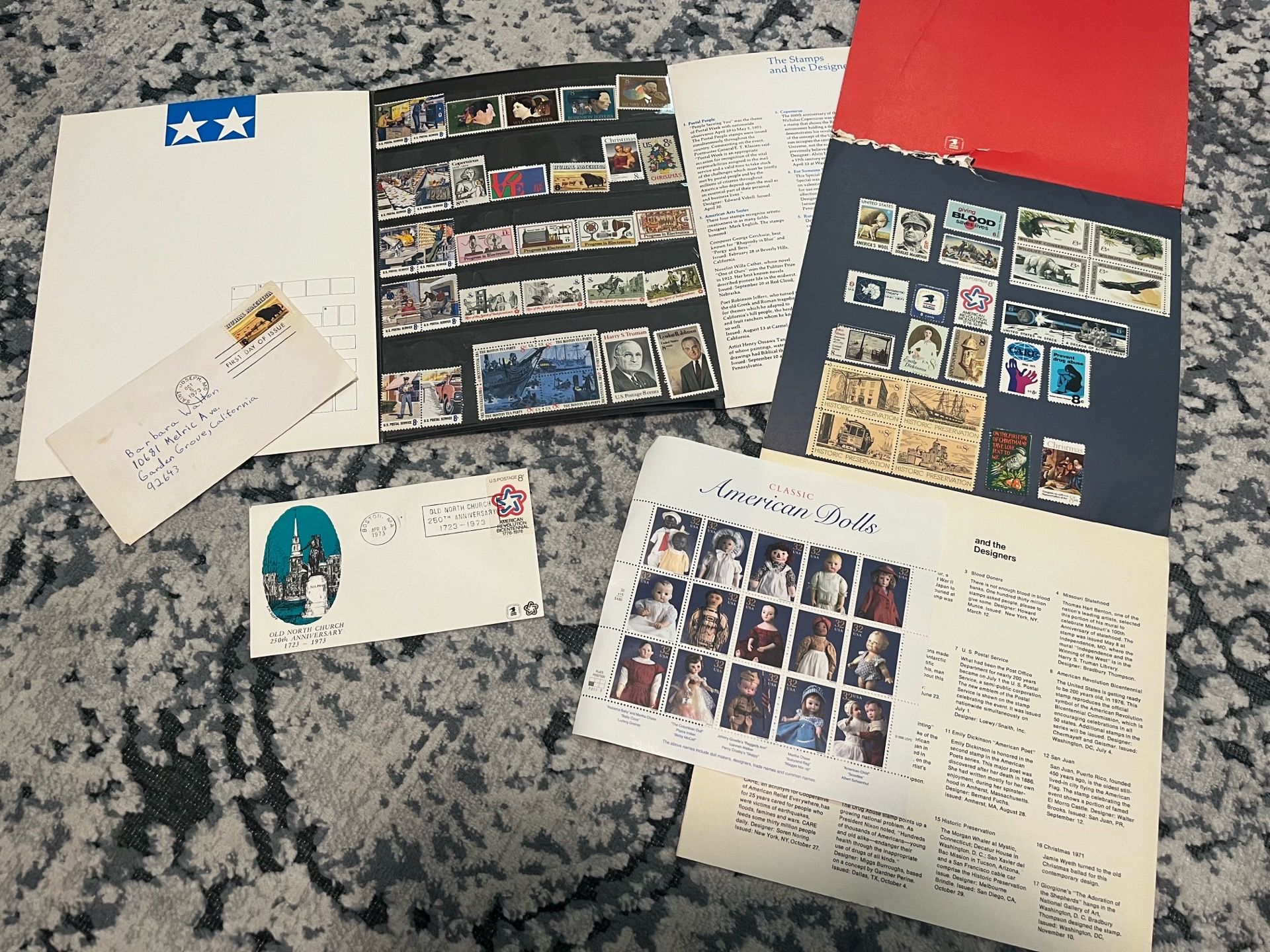 Stamp collection