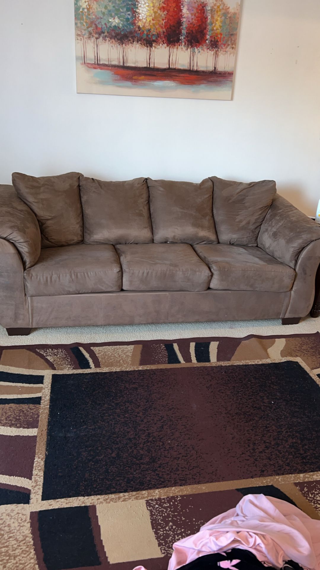 Microfiber sofa sleeper