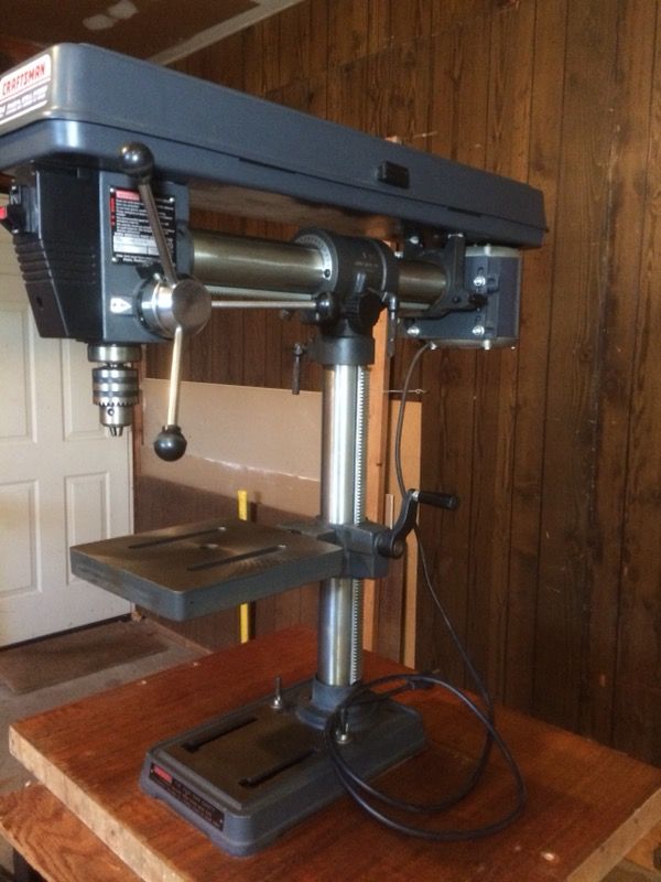 Drill Press. 34 Craftsman Radial Drill Press. Model 21334 for