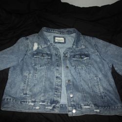Ashley-Vintage Charm Denim Jacket