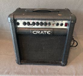 Crate GTX15 15W Guitar Amplifier Combo - Clean Channel Works - 8” Speaker - DSP Effects
