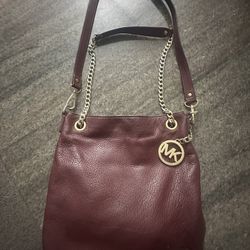 MK Leather Purse