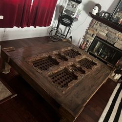 Antique Hand-Carved Table