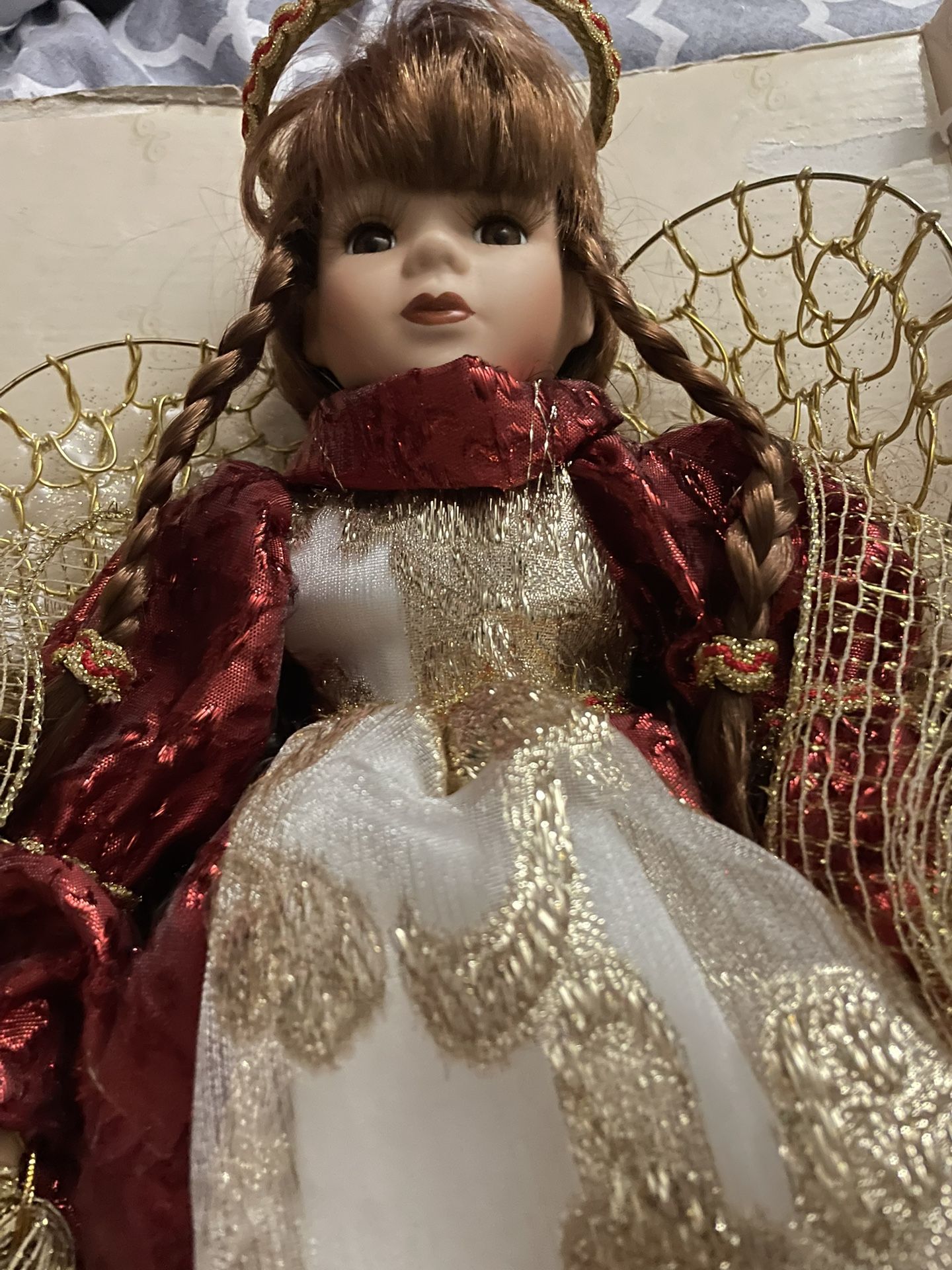 Porcelain Christmas Angel.