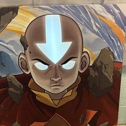 Avatar The Last Air Bender 20 X 30 In Light Up LED Wall Art