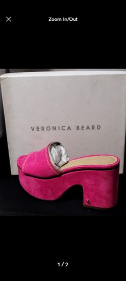VERONICA BEARD DESSIE PLATFORM SANDALS size 6 