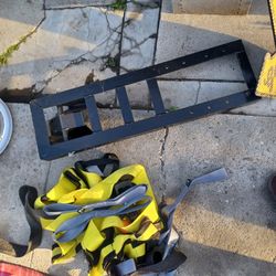 Motorcycle Ramp And Straps