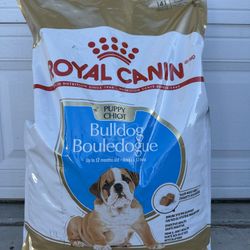 Brand New ROYAL CANIN Bulldog Puppy Dry Dog Food, 30 lb Bag