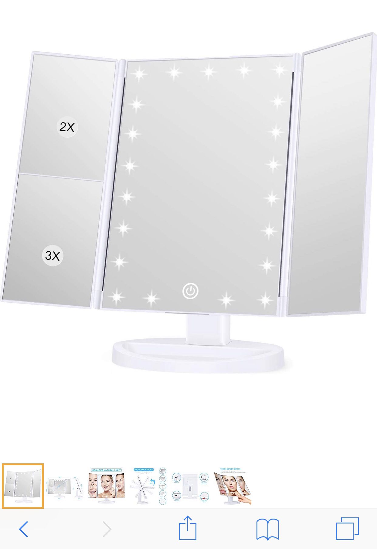 LED makeup Mirror