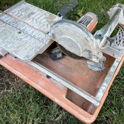 Nice RIDGID WET TILE SAW