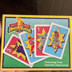 Power rangers War Of The Zords Card Game 