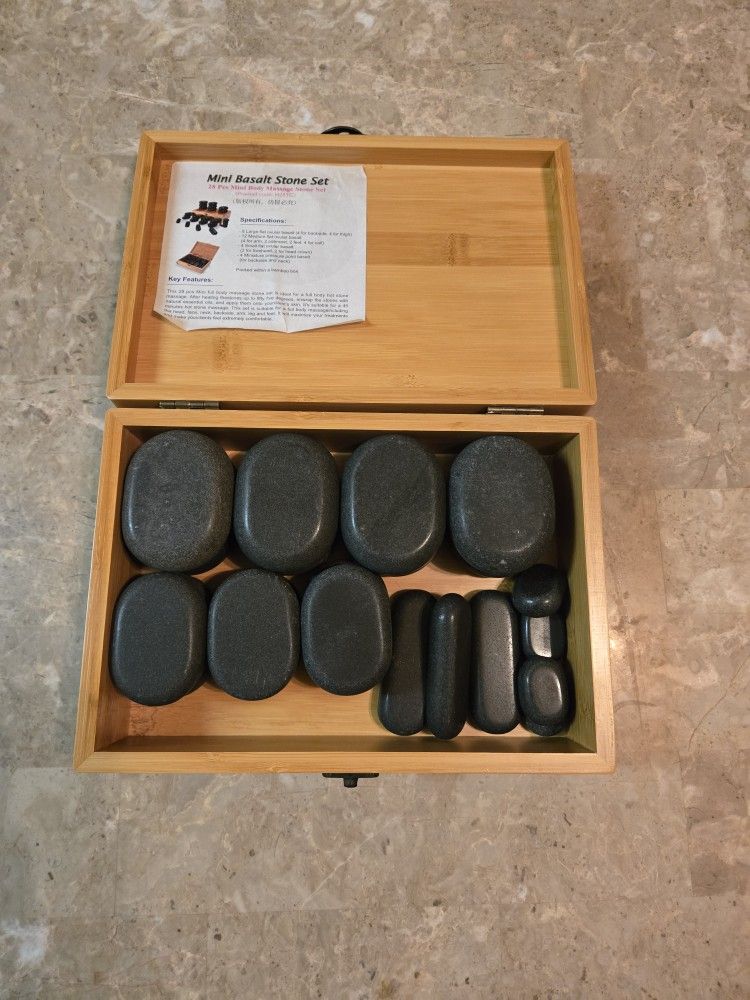 Massage Hot Stone Set