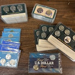Lot Of 82 Susan B Anthony And Sacagawea Uncirculated Dollar Coins