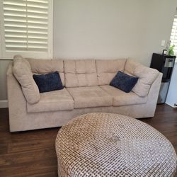Two Couches ( Love Seat And Couch ) Like New 