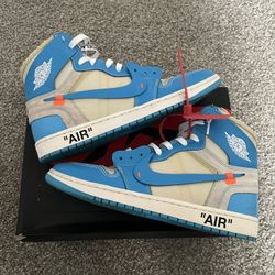 Jordan 1 High OG UNC Off-White Size 11