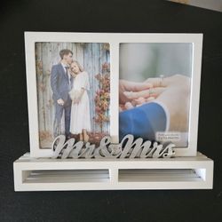 Mr & Mrs Picture Frame (Dual Photo)