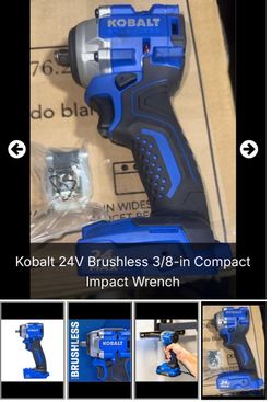 Kobalt 24V Brushless 3/8-in Compact Impact Wrench
