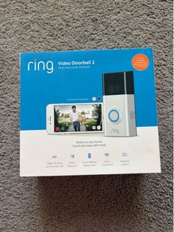 Brand New Never Opened Ring Video Doorbell 2