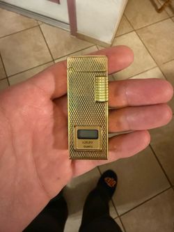 Vintage HALIN Japan Gold Lighter – Rare Collectible – Solid Metal