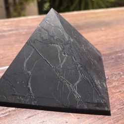 Two Shungite Pyramids 3”x3”
