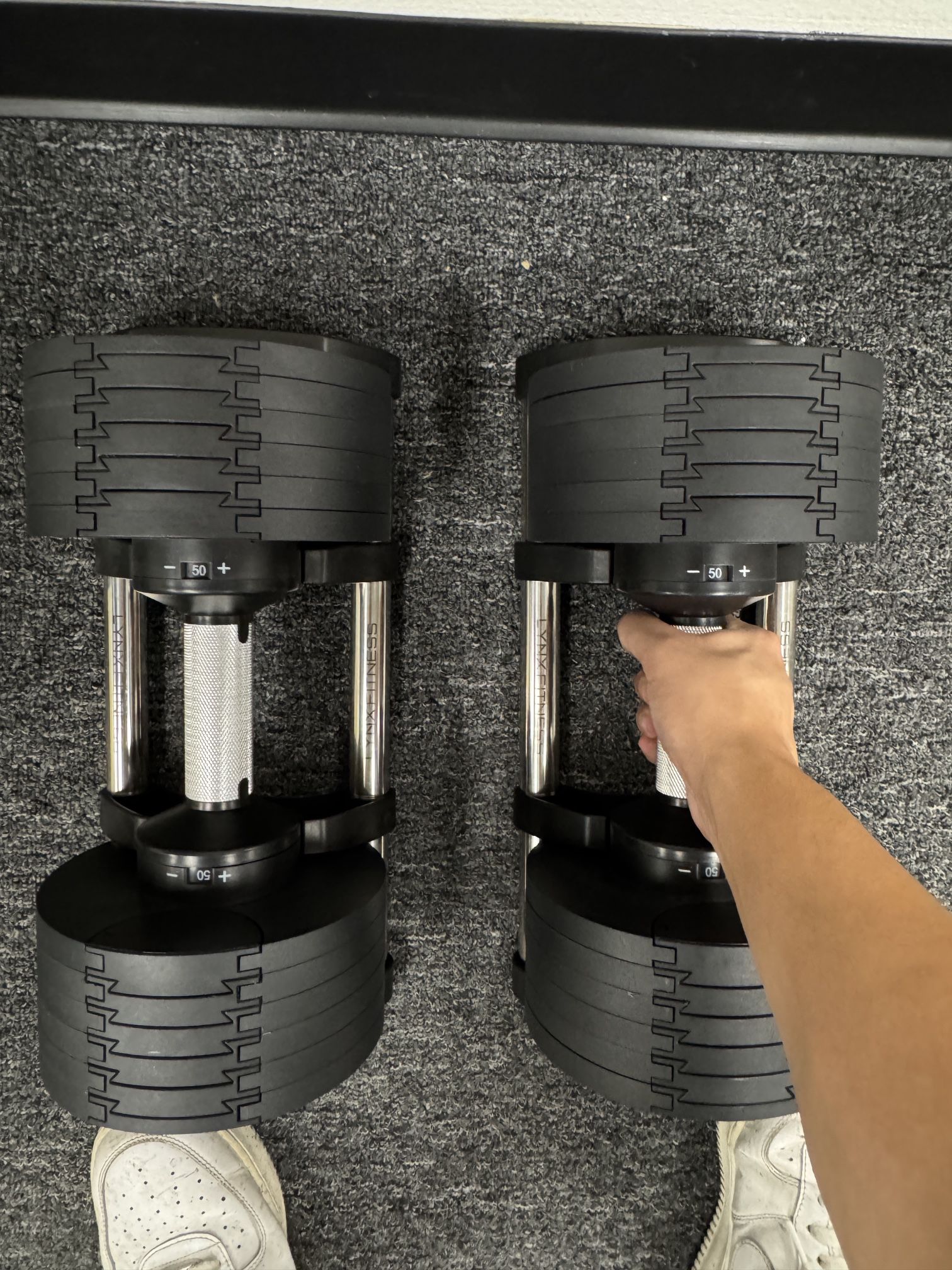 Adjustable Dumbbells 50Ib