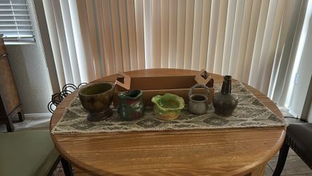 5 Handmade Clay Pots