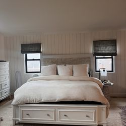 King size Headboard and Frame And Dresser