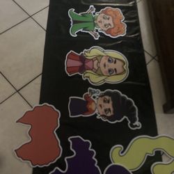 Halloween Yard  Banner Decoration  With Sticks 