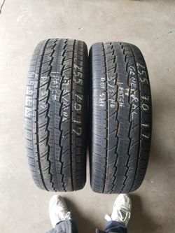 255/70/17 General Grabber 2 For $40 5/32nd 1patch Each Dot# 5217