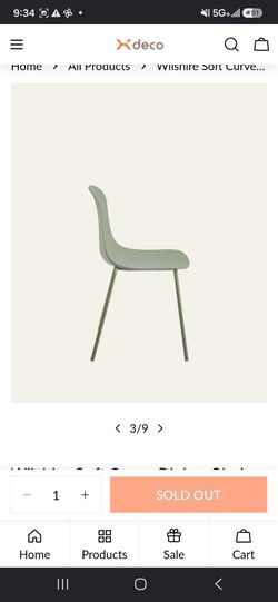 2 XDeco chairs (similar to Article or Poly and Bark)