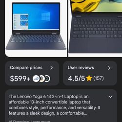Lenovo Yoga 6 Touchscreen Foldable