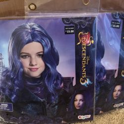 Disney Descendants 3 Mal Purple Wig New! Halloween 
