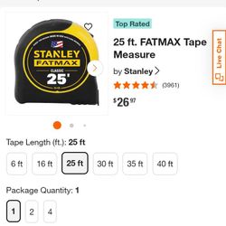 Stanley Fatpmax Tape Measure Ppp
