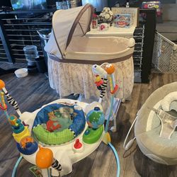 Infant Play Set and Bassinet