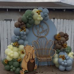 Winnie The Pooh Baby Shower Balloons 