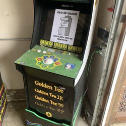 Arcade 1up Golden Tee Game- Not Working 