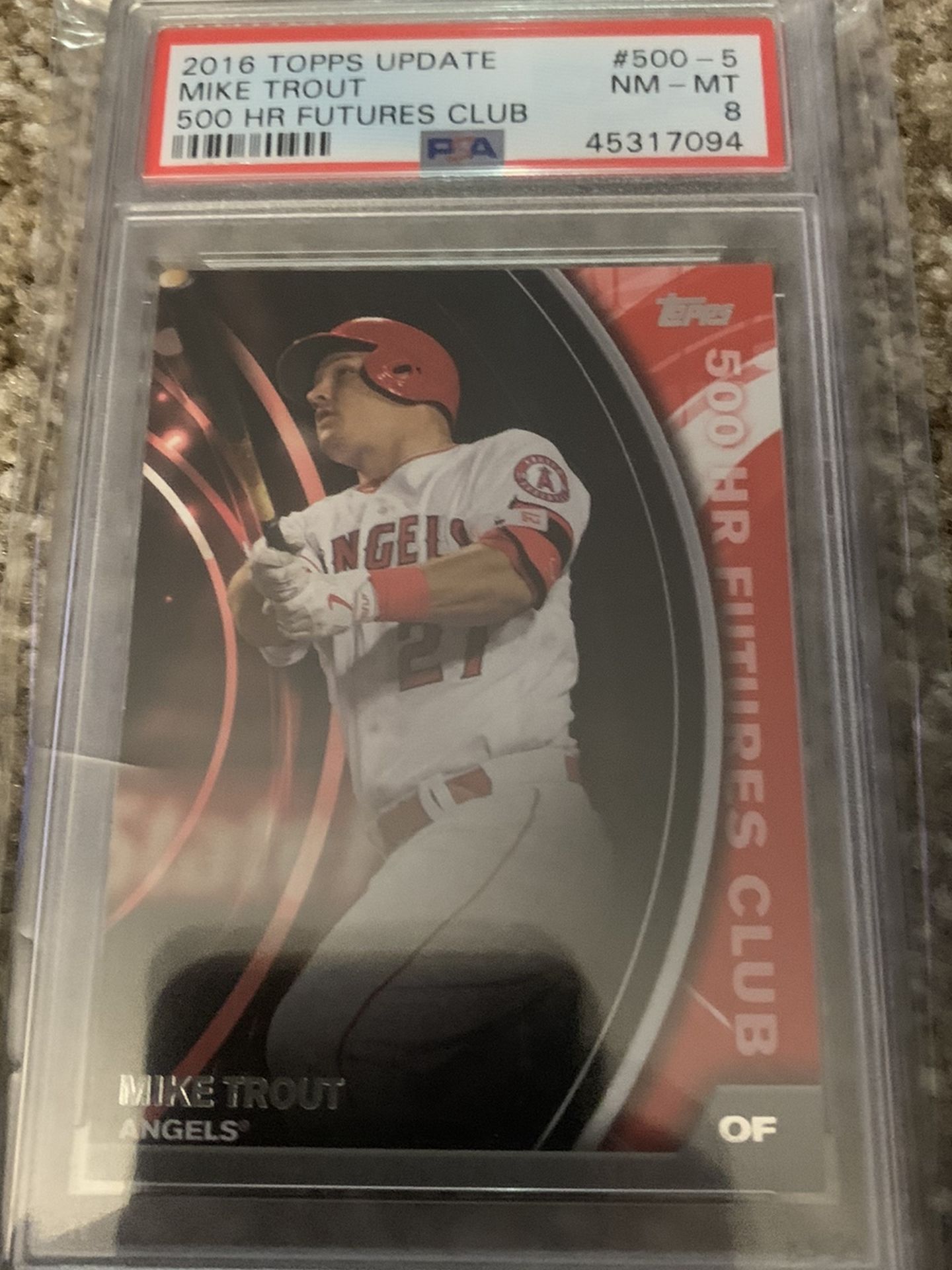 Mike Trout PSA Card